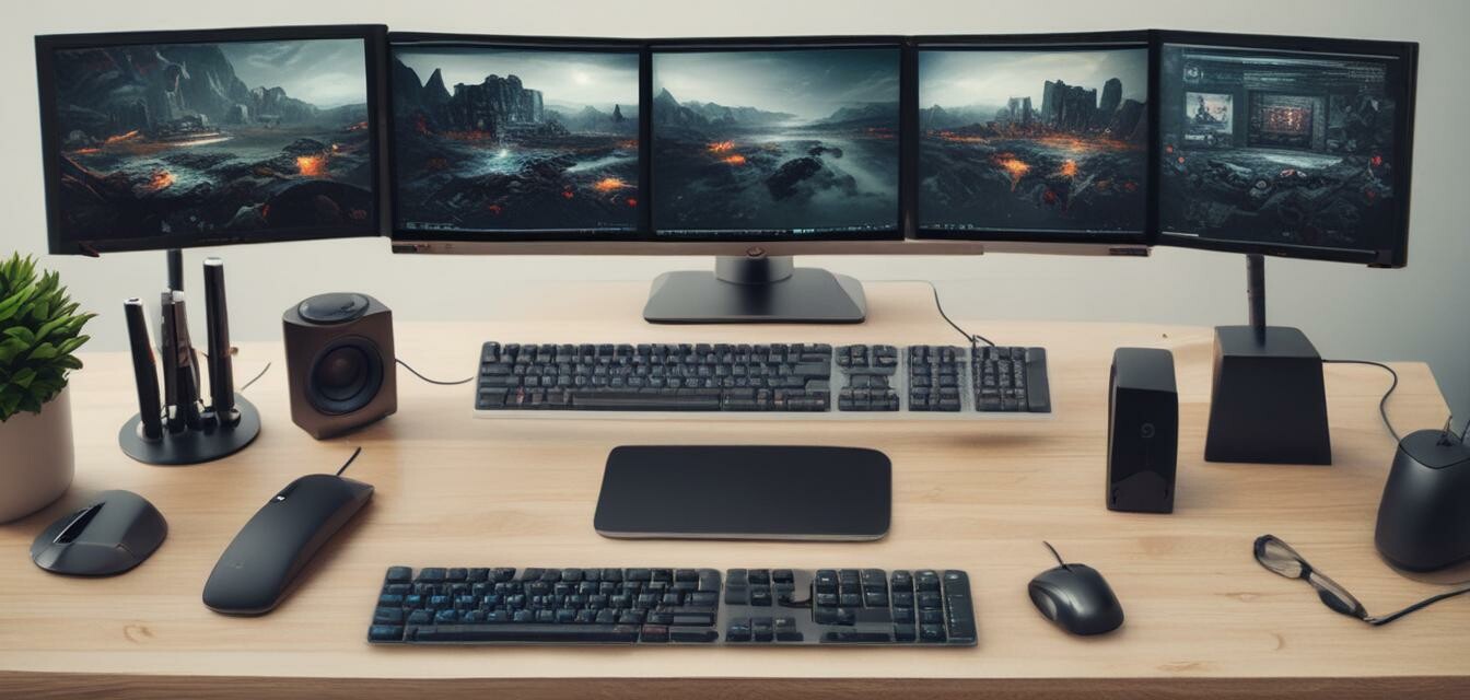 Laptop Accessories Setup Image