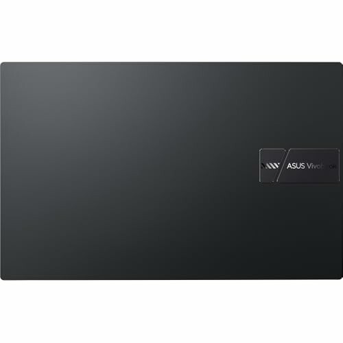 Top view of ASUS Vivobook laptop closed.